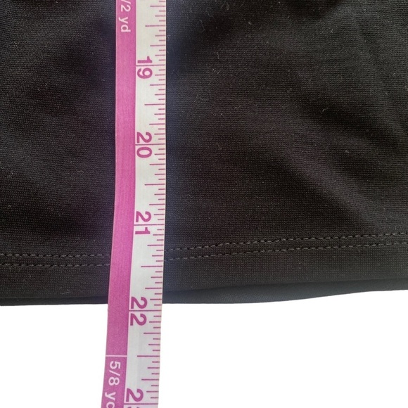 Elizabeth & Clarke Black Diagonal Elastic Waist Skirt XL - Picture 6 of 8